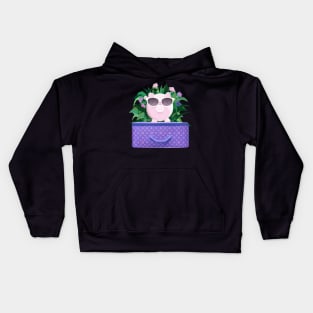 Mister PIG on holidays Kids Hoodie